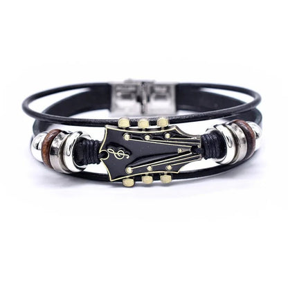 Genuine Musician Leather Wristband