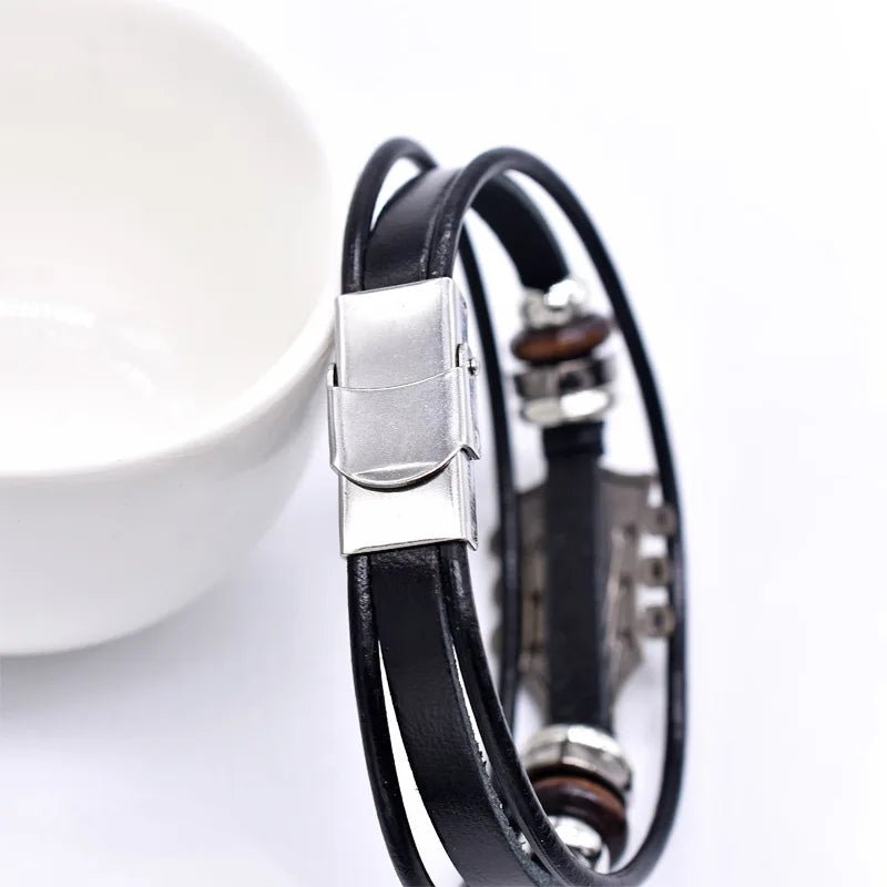 Genuine Musician Leather Wristband
