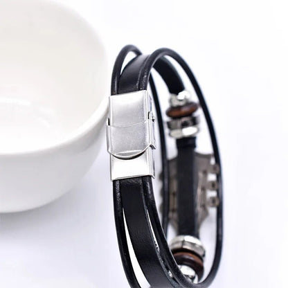 Genuine Musician Leather Wristband
