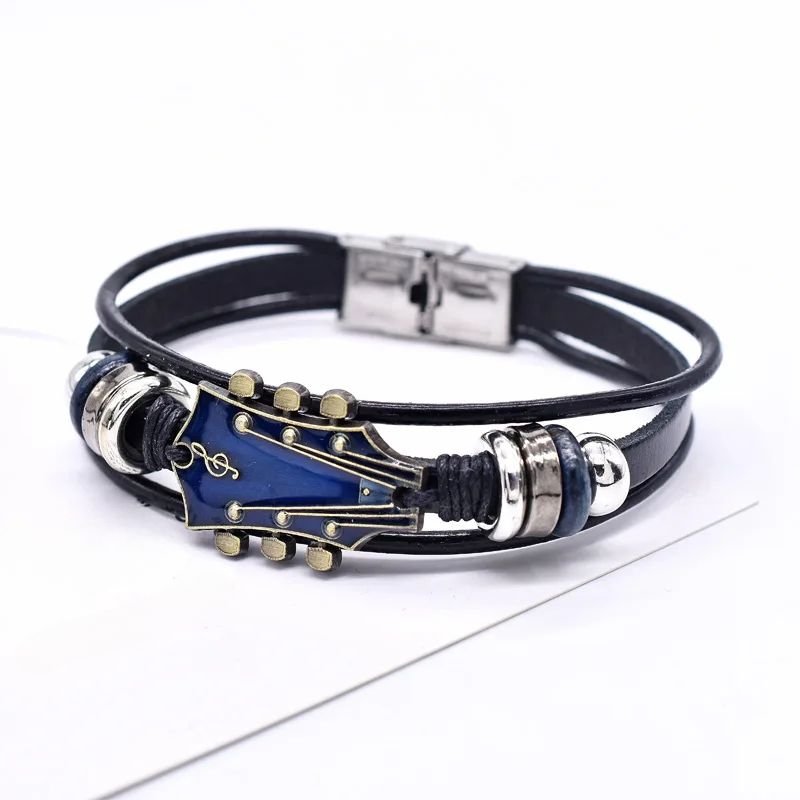 Genuine Musician Leather Wristband