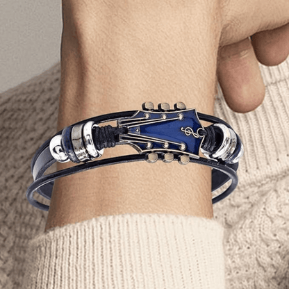 Genuine Musician Leather Wristband