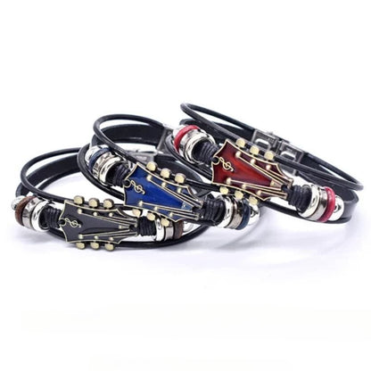 Genuine Musician Leather Wristband