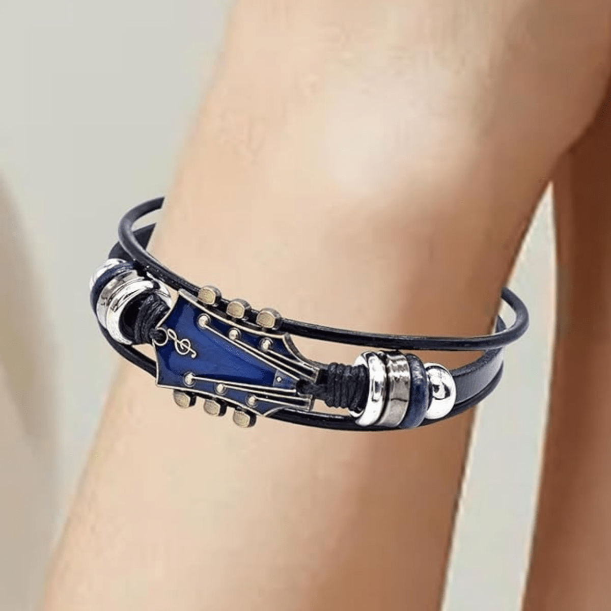 Genuine Musician Leather Wristband