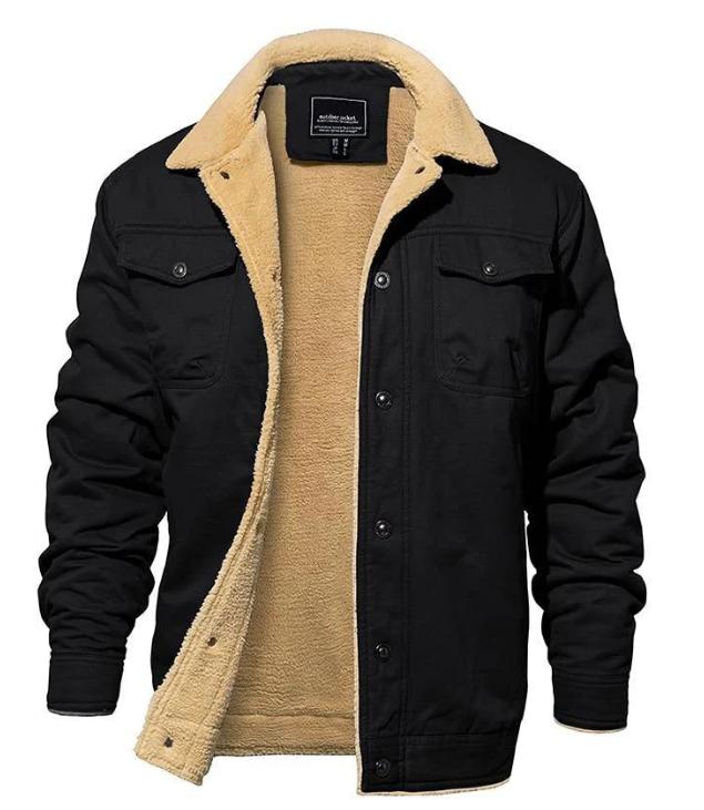 Classic Pilot Foldover Collar Jacket - Halri