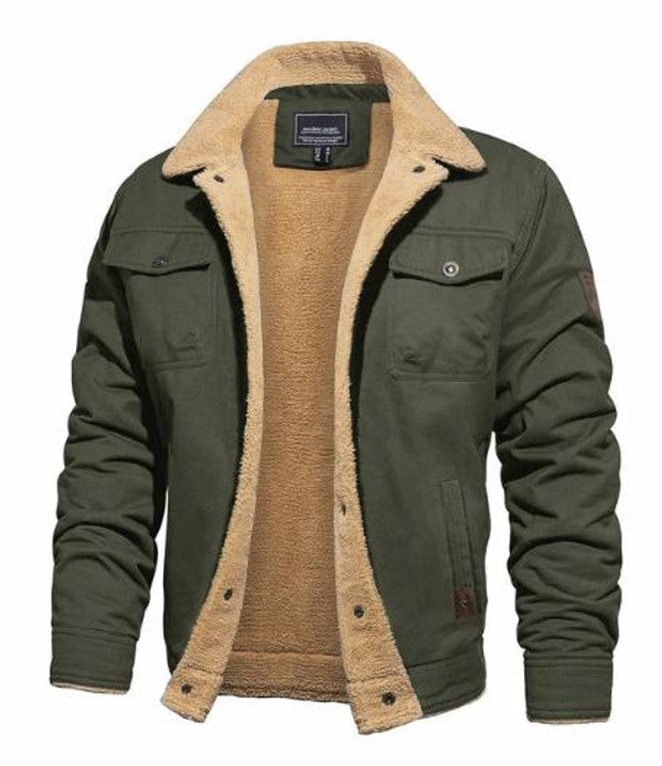 Classic Pilot Foldover Collar Jacket