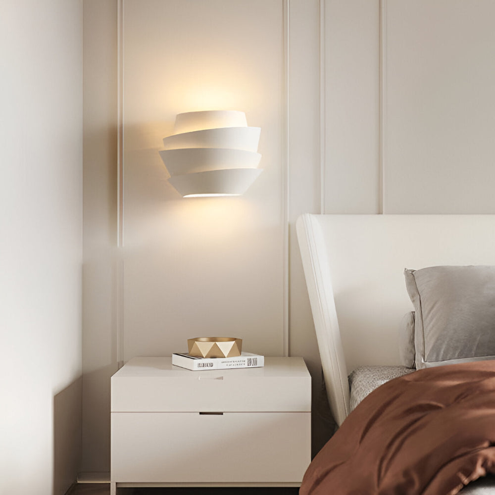 Contemporary Double Head Wall Light Fixture