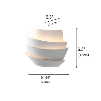 Contemporary Double Head Wall Light Fixture