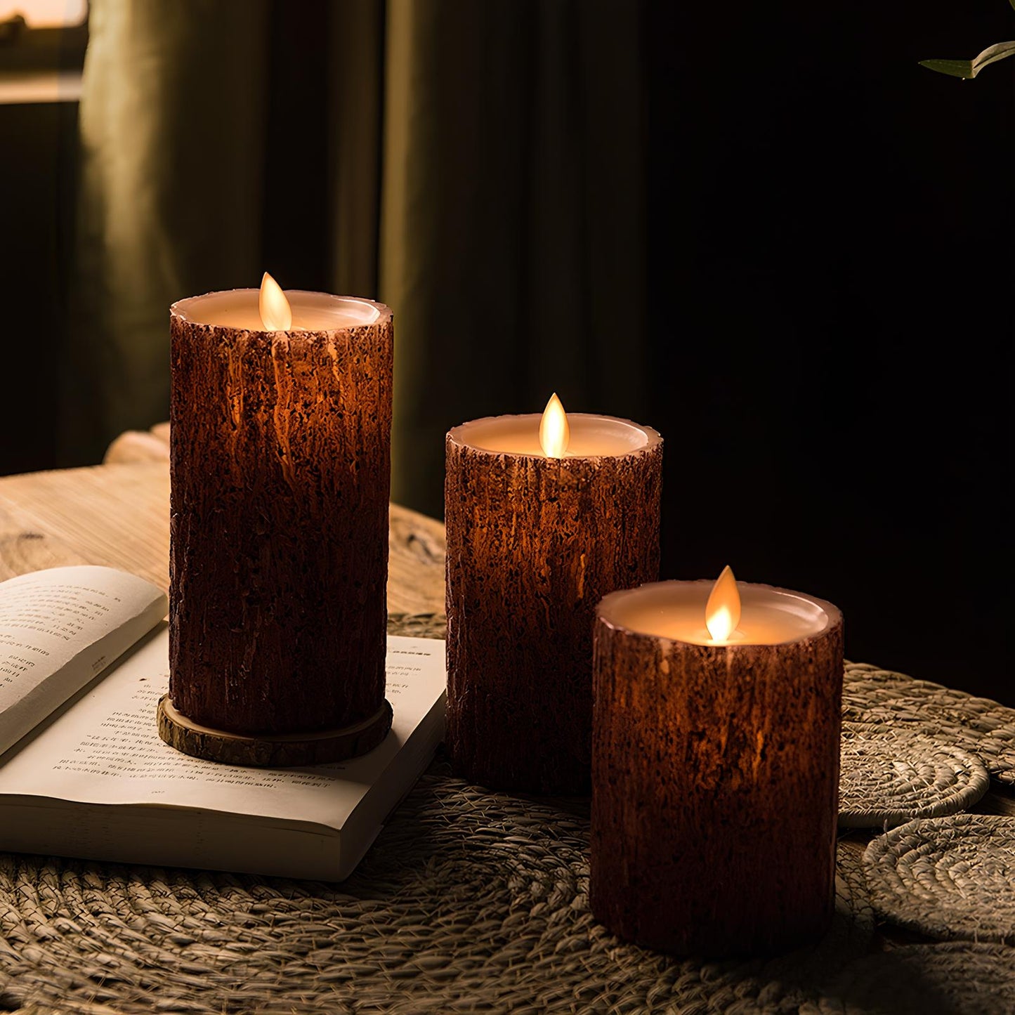 Safe Battery Operated Block Candles