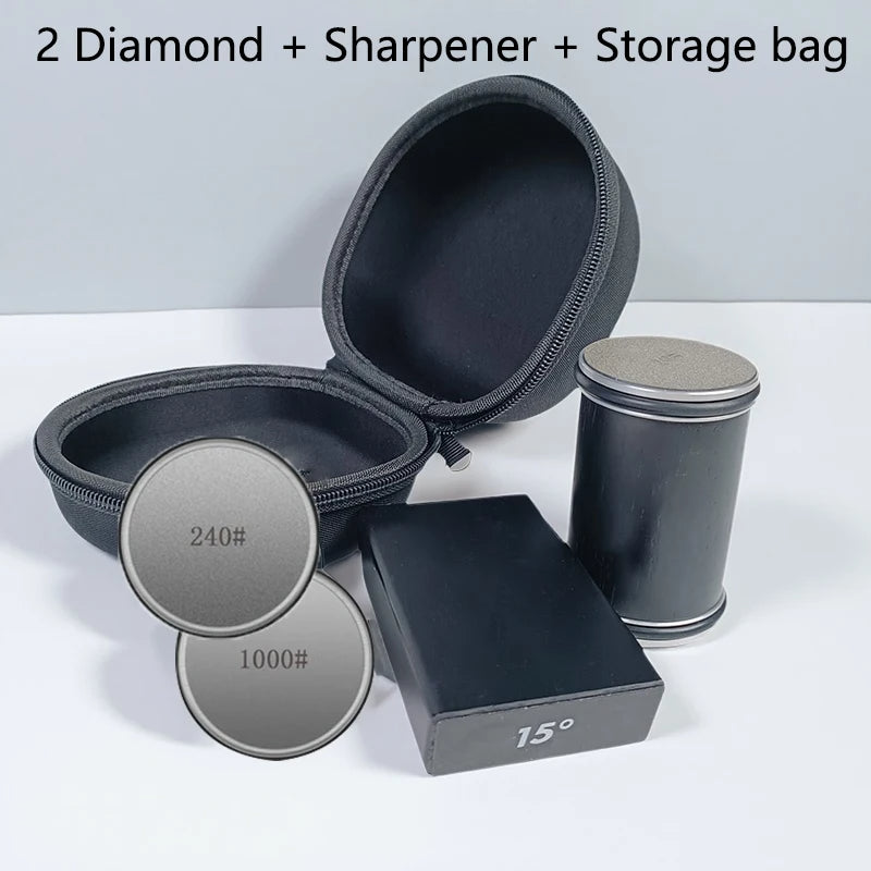 Easy 2-in-1 Sharpening Tool with Magnetic Knife Storage