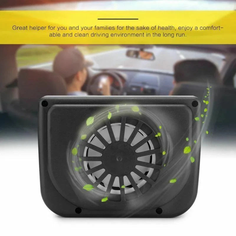 Portable Auto Sun Powered Window Vent Fan