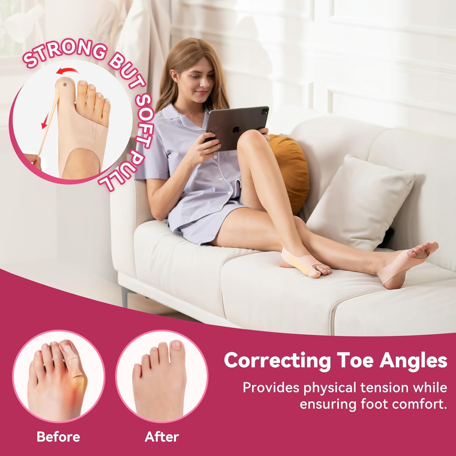 OrthoFlex Halri - Supportive Hallux Valgus Insoles - Halri