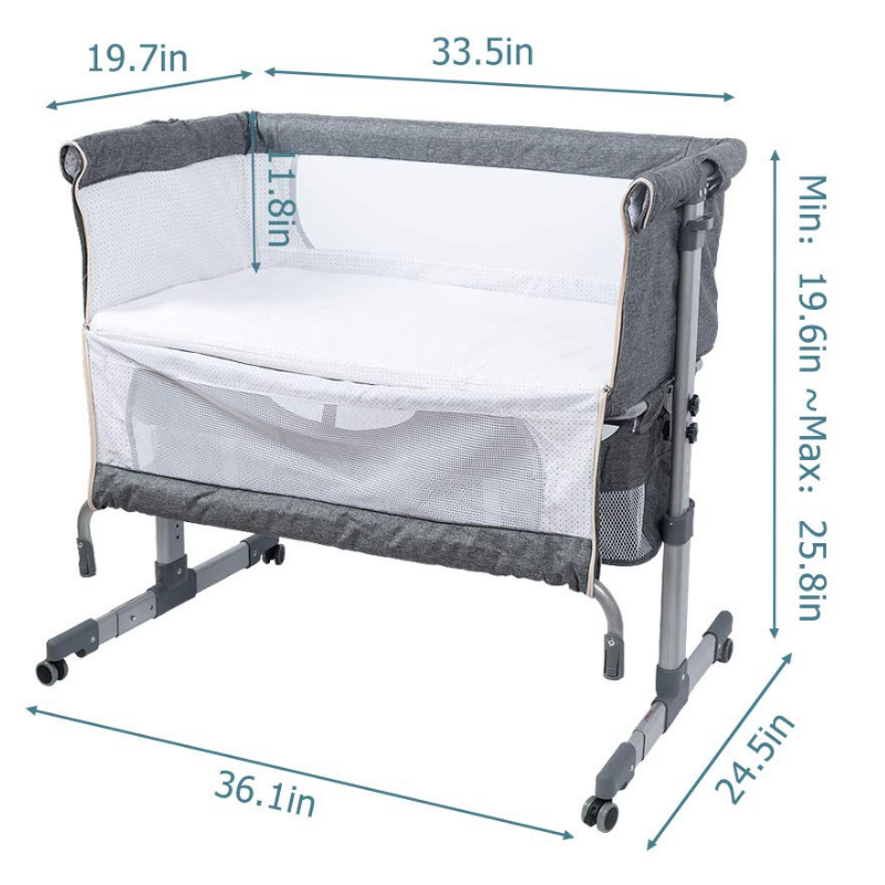 Portable Baby Sleep Basket Bed Crib