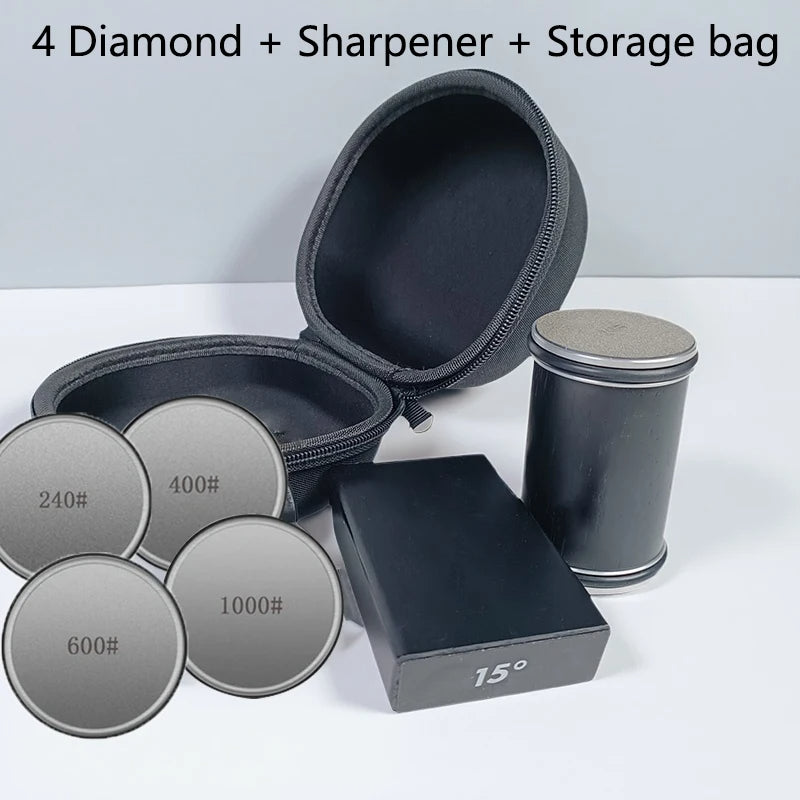 Easy 2-in-1 Sharpening Tool with Magnetic Knife Storage