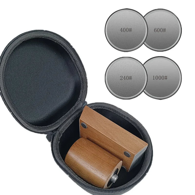 Easy 2-in-1 Sharpening Tool with Magnetic Knife Storage