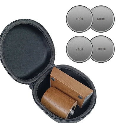 Easy 2-in-1 Sharpening Tool with Magnetic Knife Storage