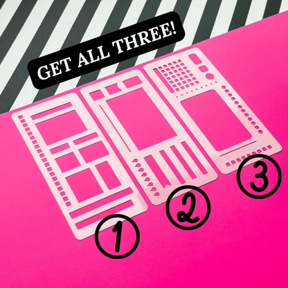 Flexible Planner Sticker Organizer Set