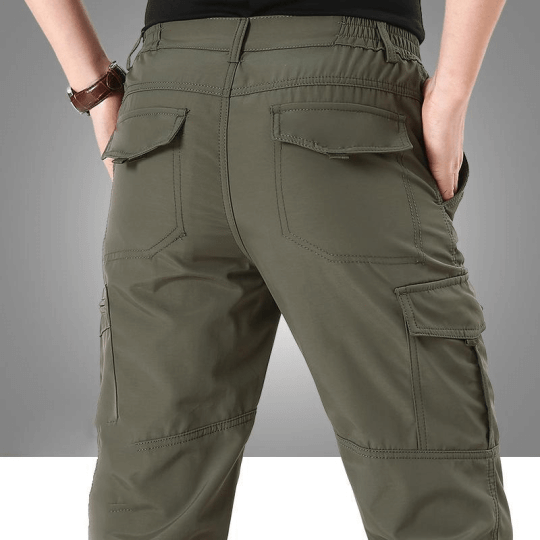 Rugged Outdoor Cargo Pants Heavy Duty Work Trousers