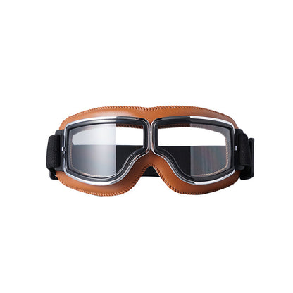 Classic Biker Goggles – Vintage Aviator Sunglasses