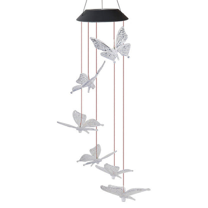 Solar Powered Glass Butterfly Lamp - Halri