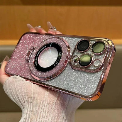 Sparkly Phone Case with Magnetic Ring Holder