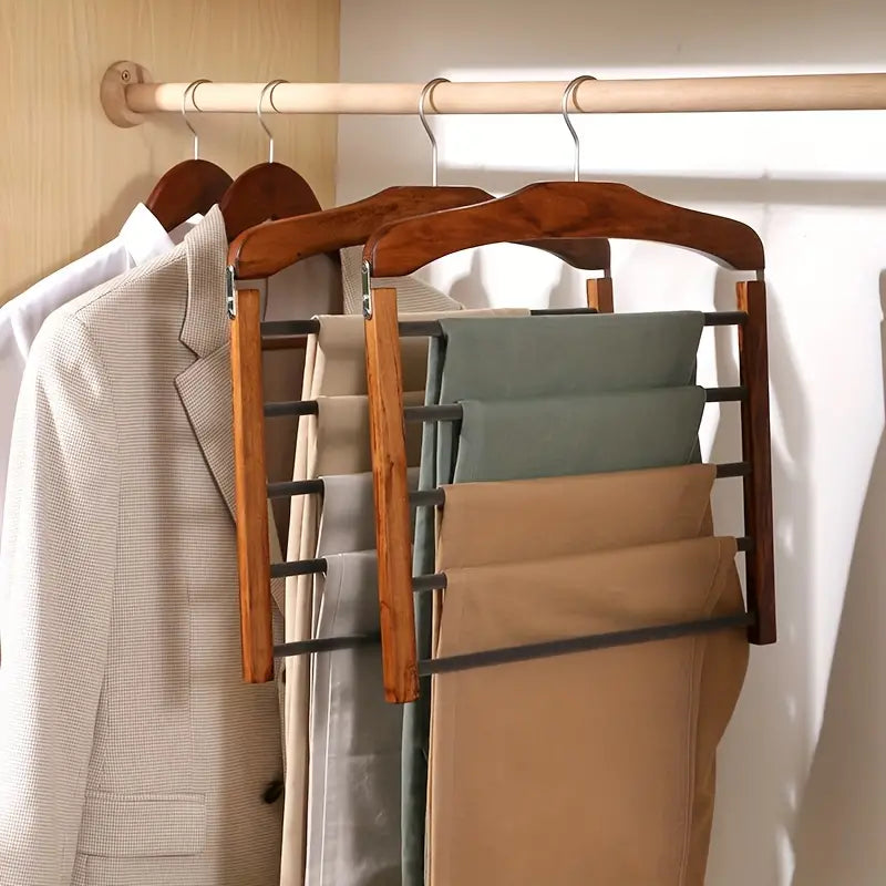 Space Saving Closet Pants Hanger Organizer Bar - Halri
