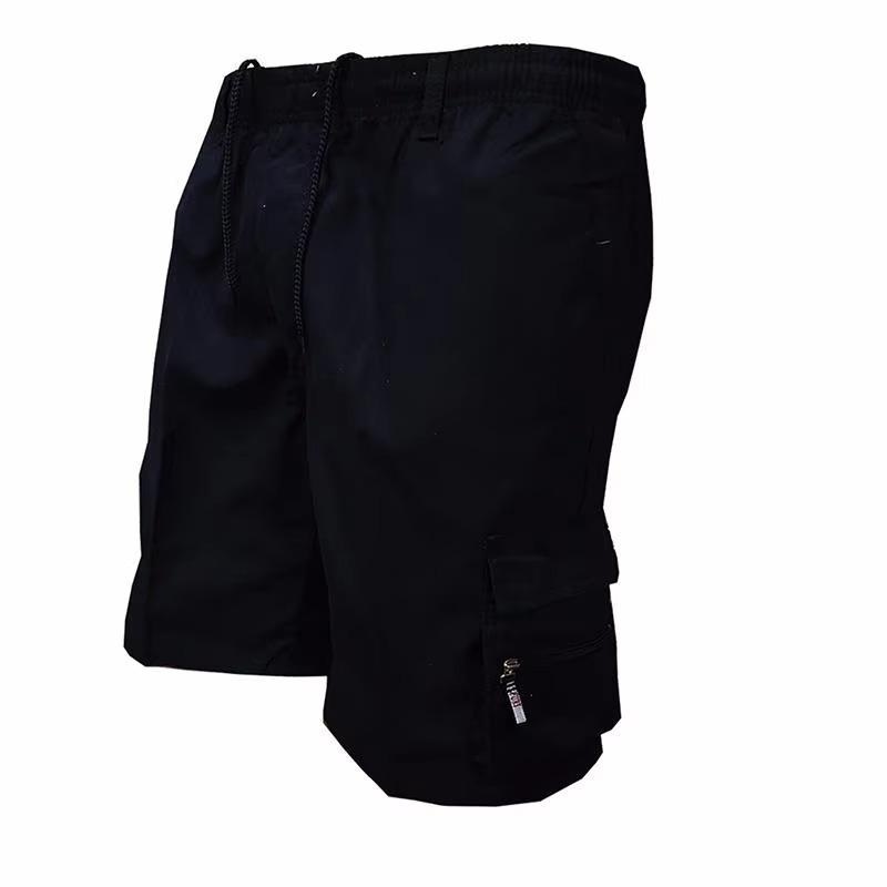 Comfortable Men's Relaxed Fit Cargo Shorts with Multiple Pockets - Halri