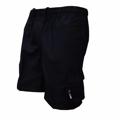 Comfortable Men's Relaxed Fit Cargo Shorts with Multiple Pockets - Halri