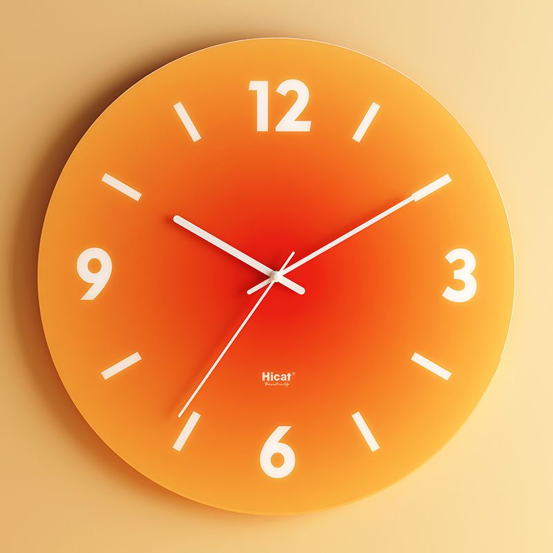 Elegant Glass Large Wall Clock