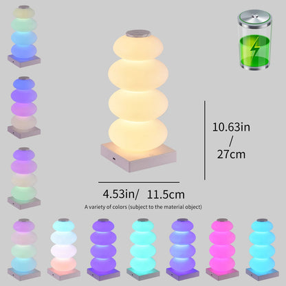 Colorful Touch Table Lamp with LED Light