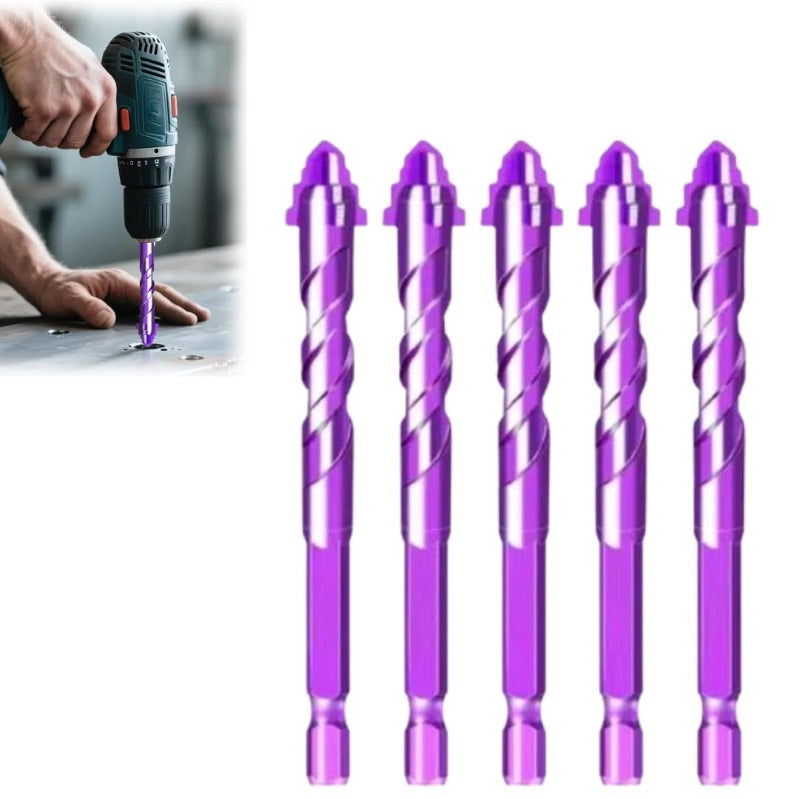 Premium 4-Edge Violet Drill Bit Set
