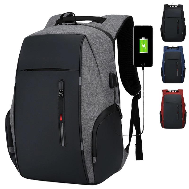 Water Resistant Laptop Backpack with USB Charger - Halri