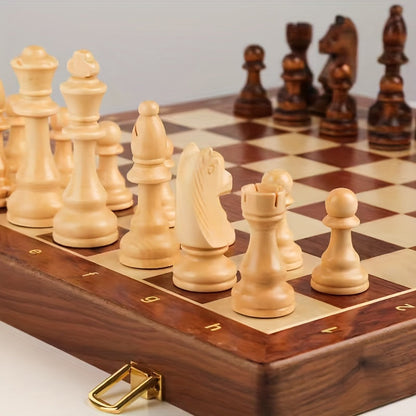 Traditional Wooden Chess Board Game Set