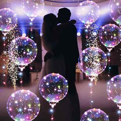 Colorful LED Party Glow Balloons - Halri