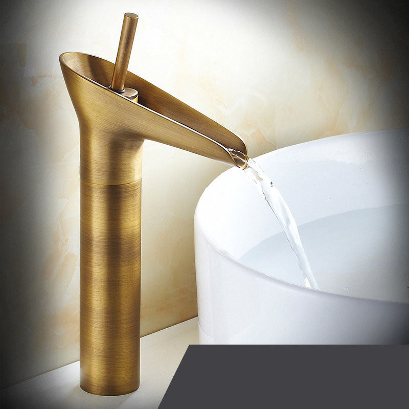 Luxury Bronze Single Handle Bathroom Faucet