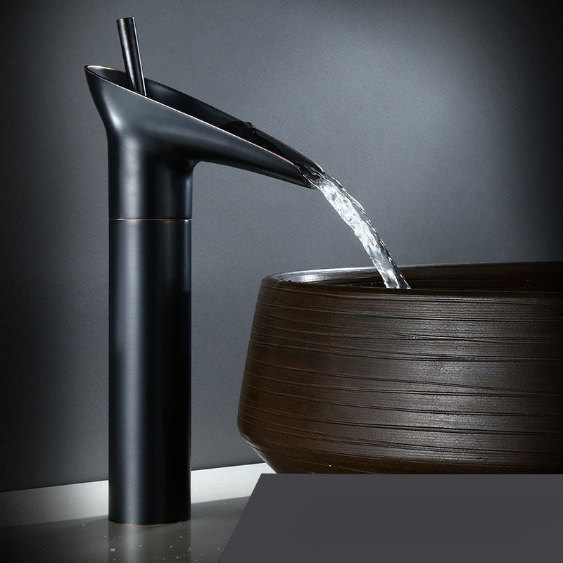Luxury Bronze Single Handle Bathroom Faucet