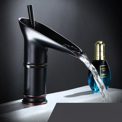 Luxury Bronze Single Handle Bathroom Faucet