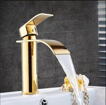 Luxury Brass Bathroom Faucet Mixer Tap