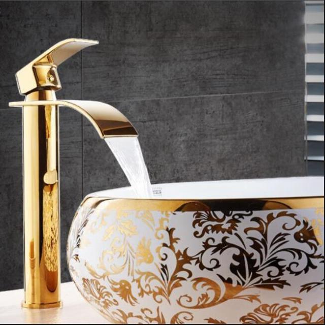 Luxury Brass Bathroom Faucet Mixer Tap