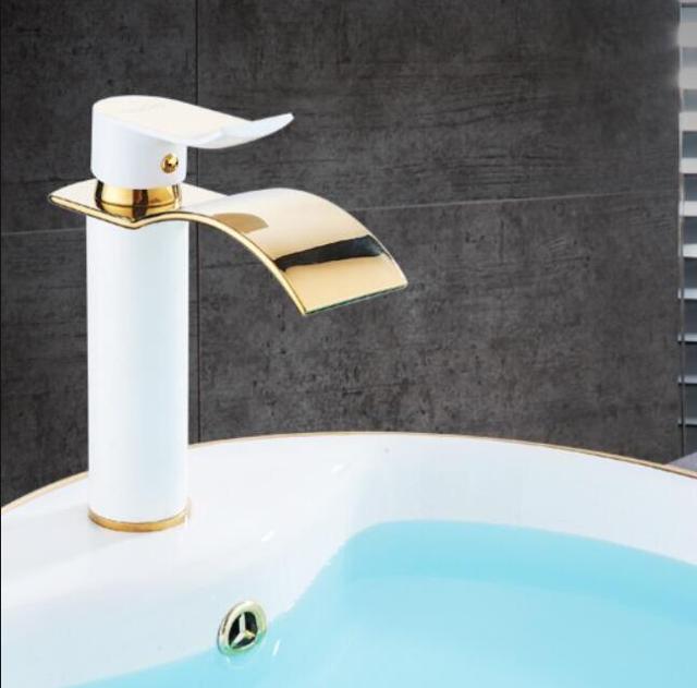 Luxury Brass Bathroom Faucet Mixer Tap