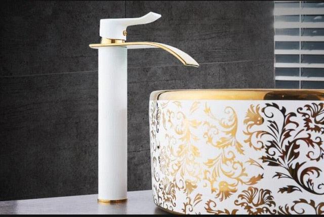 Luxury Brass Bathroom Faucet Mixer Tap