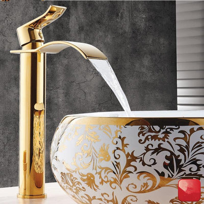 Luxury Brass Bathroom Faucet Mixer Tap - Halri