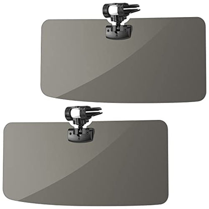 Car Sun Shade Visor with UV Glare Blocker