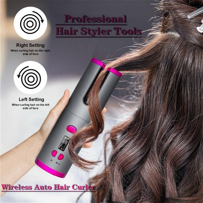 Easy Use Cordless Rotating Hair Straightener - Halri