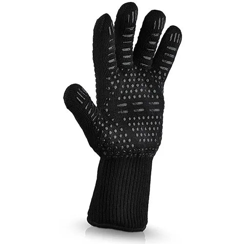 Heat Resistant BBQ Gloves - Premium Grill Safety Gloves - Halri