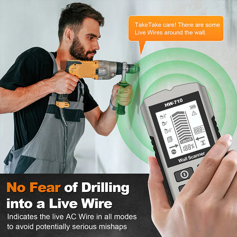 Accurate Pipe and Cable Detector for Walls