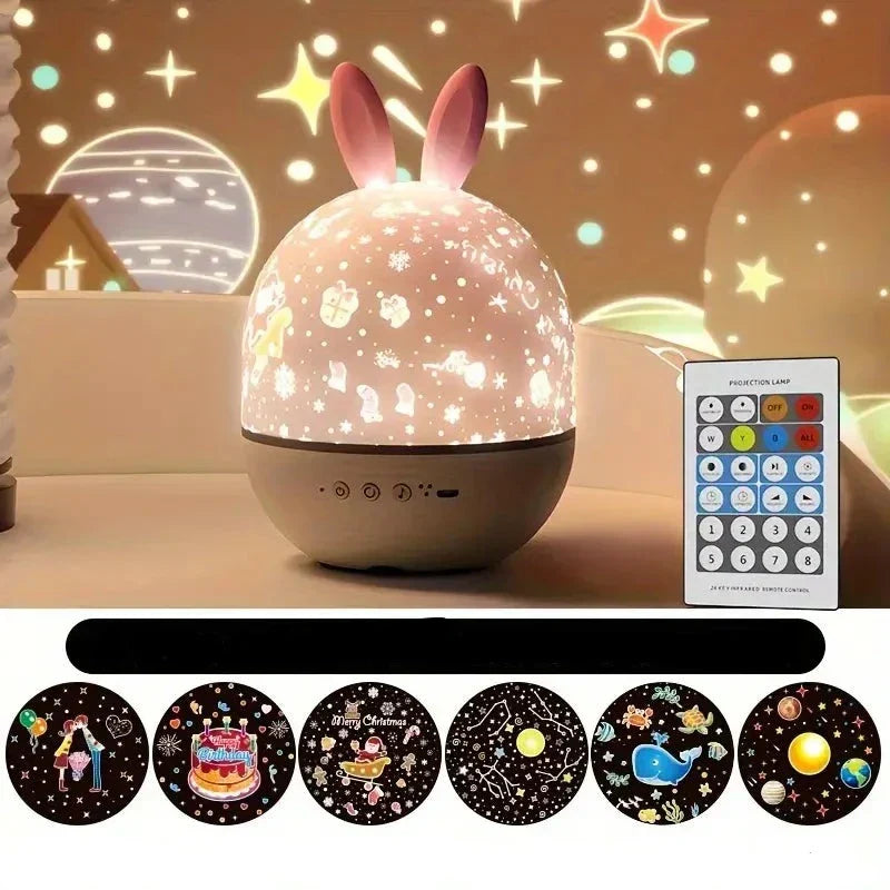 Galaxy Night Light Star Projector Lamp