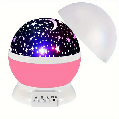 Moon Night Light Projector with Music and Colors