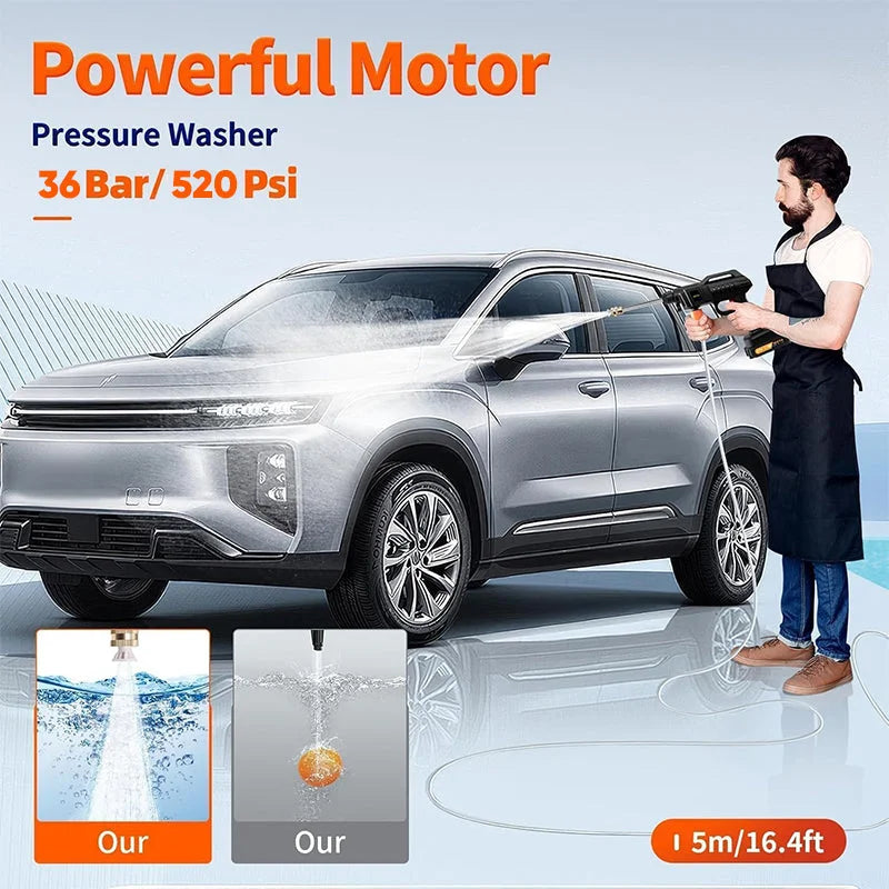 Compact Wireless Power Washer 520 PSI
