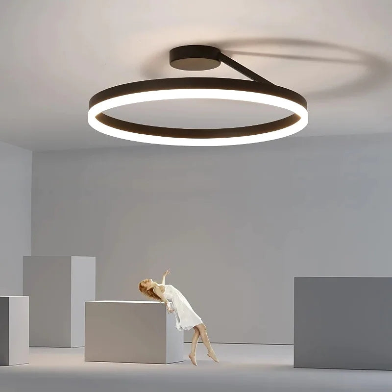 Elegant Gold LED Ceiling Light Fixture
