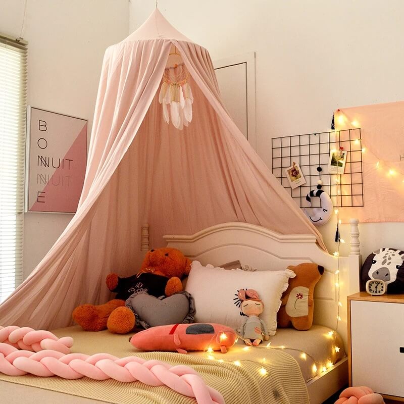 Cozy Blackout Canopy for Kids Bed